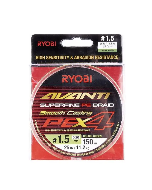 Шнур Ryobi Avanti X4 GR 150m PE1.5