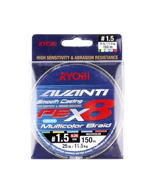 Шнур Ryobi Avanti X8 MC 150m PE1.5