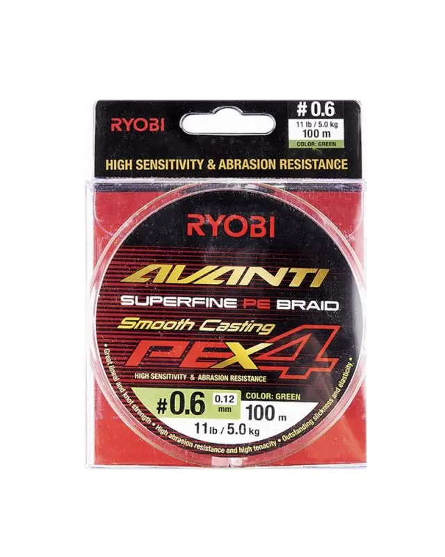 Шнур Ryobi Avanti X4 GR 100m PE0.6