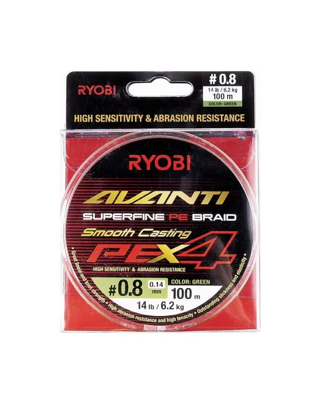 Шнур Ryobi Avanti X4 GR 100m PE0.8