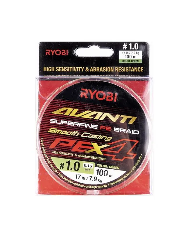 Шнур Ryobi Avanti X4 GR 100m PE1.0