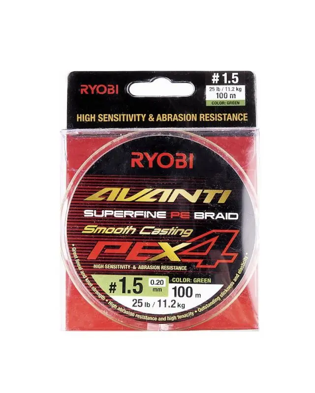 Шнур Ryobi Avanti X4 GR 100m PE1.5