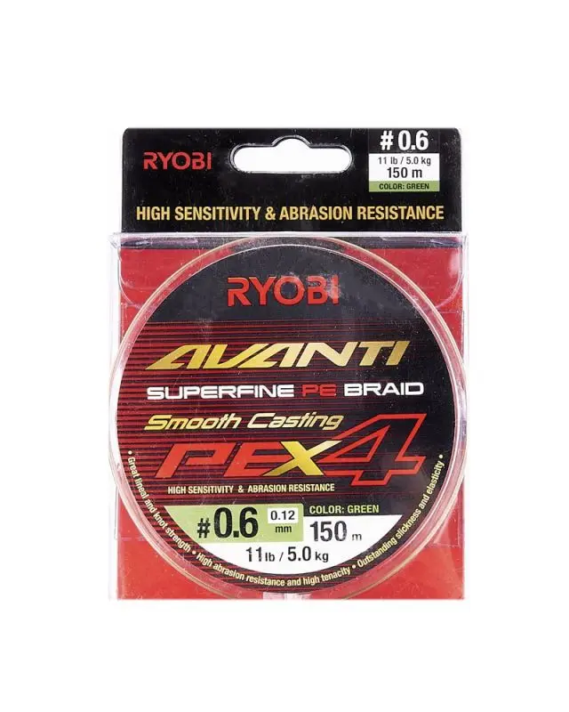 Шнур Ryobi Avanti X4 GR 150m PE0.6