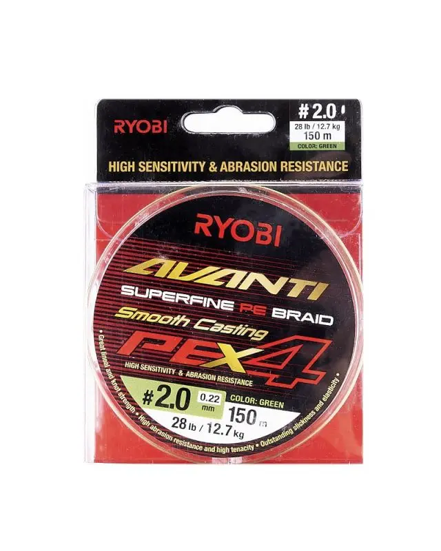 Шнур Ryobi Avanti X4 GR 150m PE2.0
