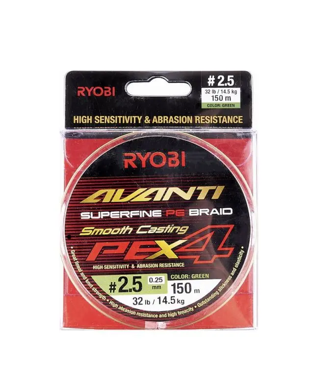 Шнур Ryobi Avanti X4 GR 150m PE2.5