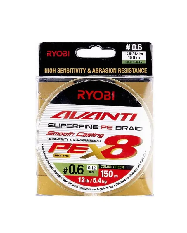 Шнур Ryobi Avanti X8 GR 150m PE0.6