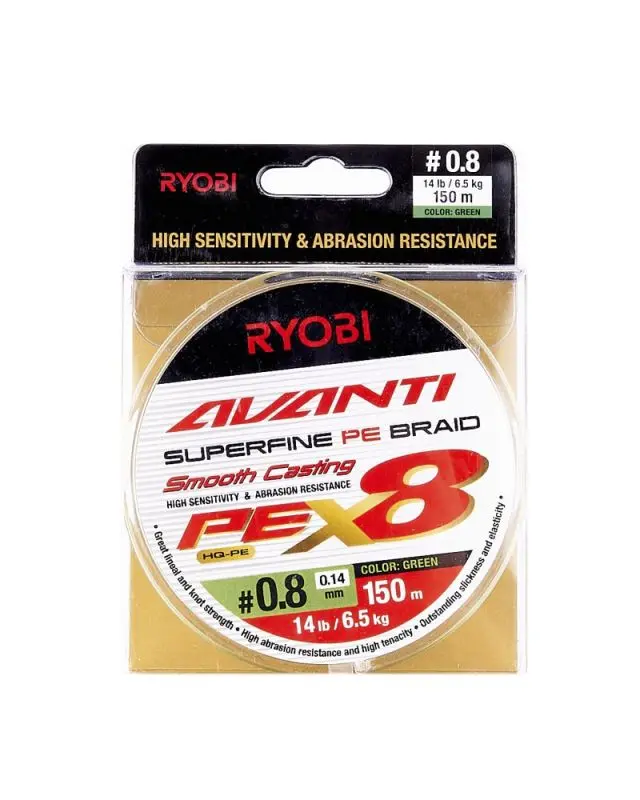 Шнур Ryobi Avanti X8 GR 150m PE0.8