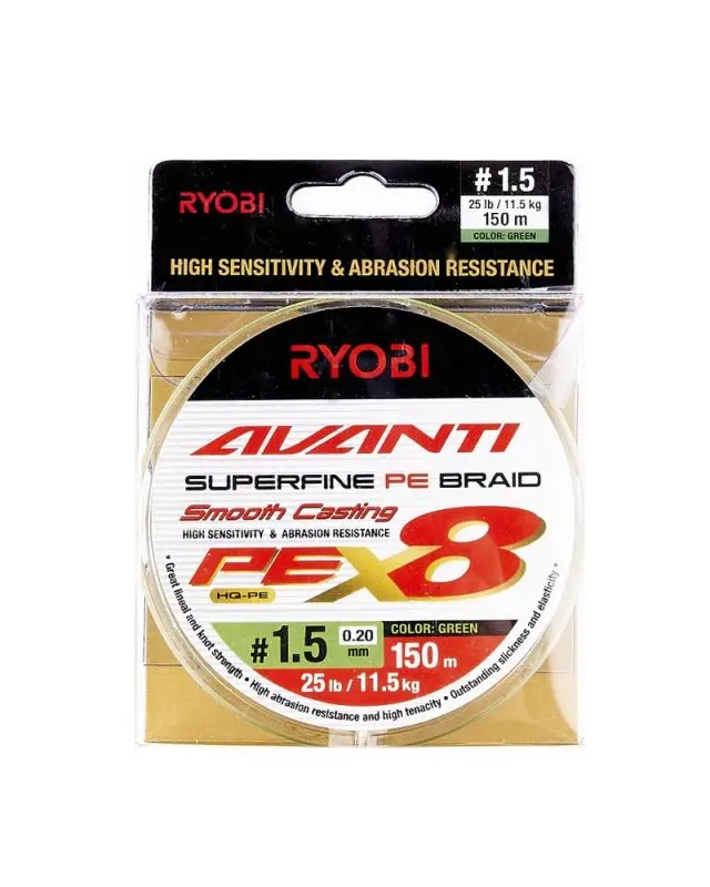 Шнур Ryobi Avanti X8 GR 150m PE1.5