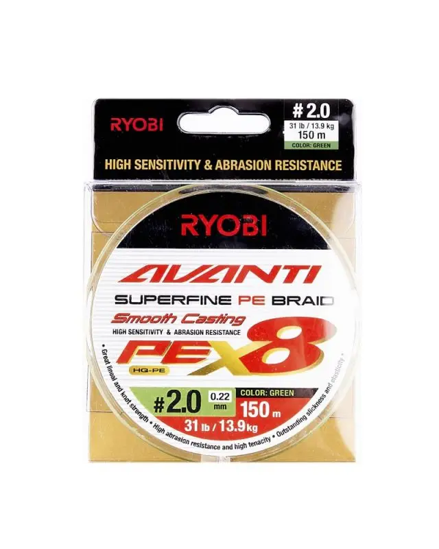 Шнур Ryobi Avanti X8 GR 150m PE2.0