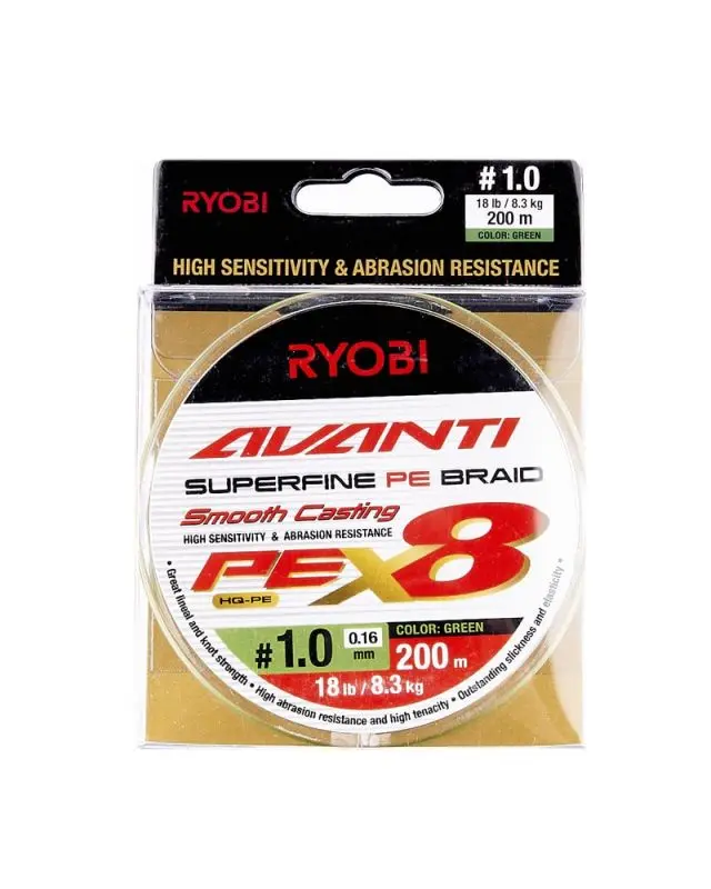 Шнур Ryobi Avanti X8 GR 200m PE1.0