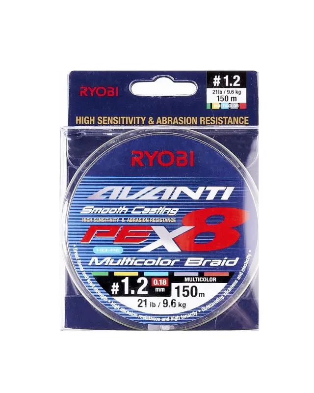Шнур Ryobi Avanti X8 MC 150m PE1.2