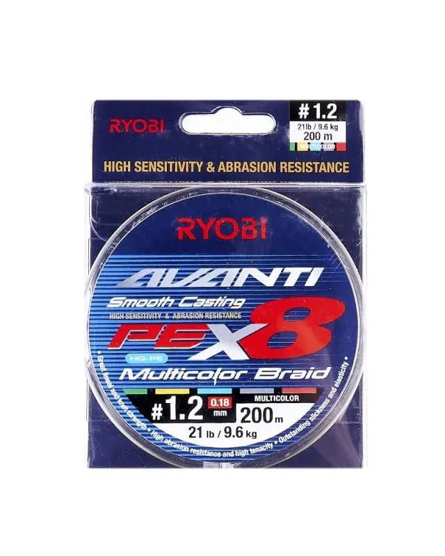 Шнур Ryobi Avanti X8 MC 200m PE1.2